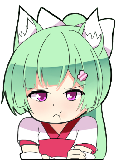 Pout Sakura Discord sticker