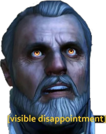 Valkorion Disappointment Discord sticker
