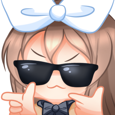 Asagao Cool Fingerguns Discord sticker