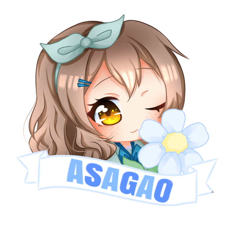 Asagao Logo Discord sticker
