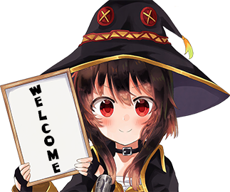 MeguWelcome Discord sticker
