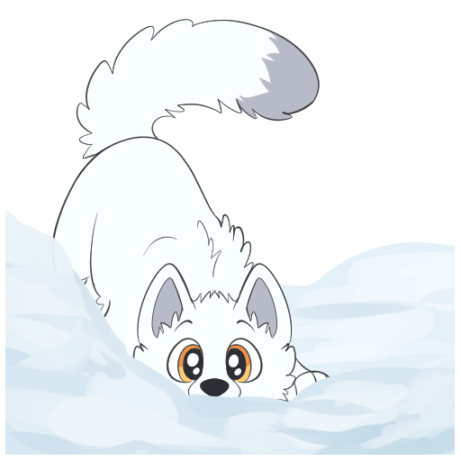 ArcticFox Lurk Discord sticker
