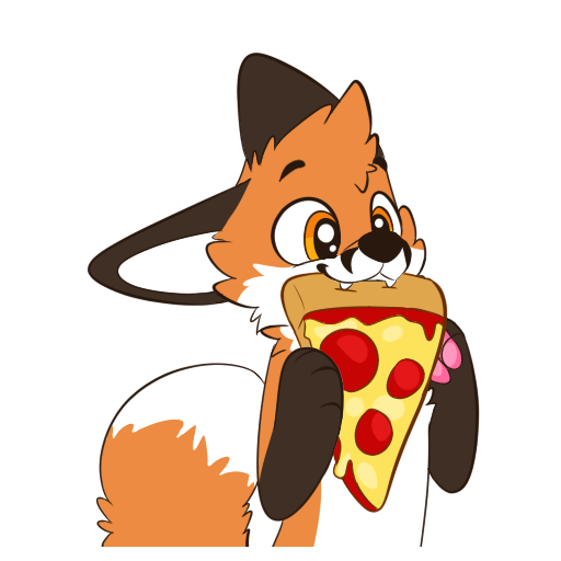 Fox Pizza Discord sticker
