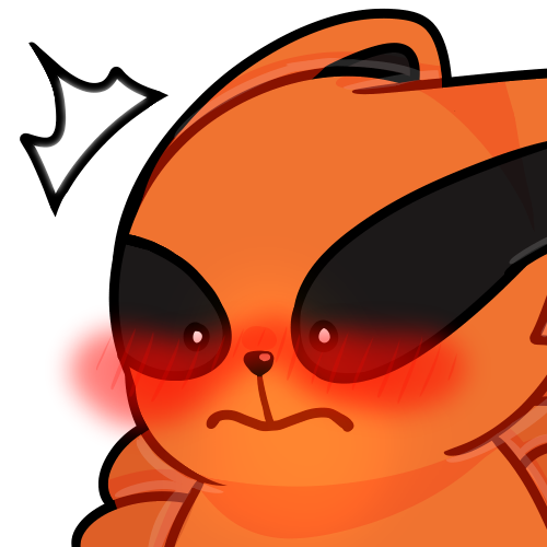 Flushed Discord sticker