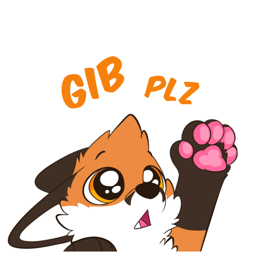 Fox Give Pls Discord sticker