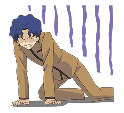 Defeated Shinji Discord sticker