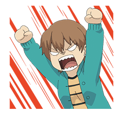 Taiga Angry Discord sticker