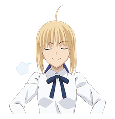 Saber Proud Discord sticker