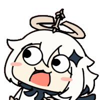 Paimon Shocked Discord sticker