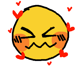Shy Blush Face Discord sticker