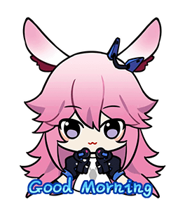 YaeGoodMorning Discord sticker