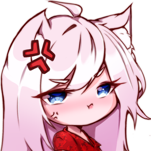 Nyaru Angry Discord sticker