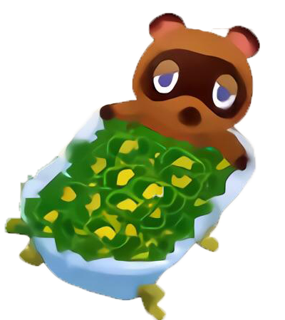 tom nook money bath Discord sticker