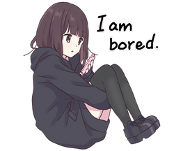 MenheraBored Discord sticker