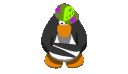 Penguin Breakdance Discord sticker