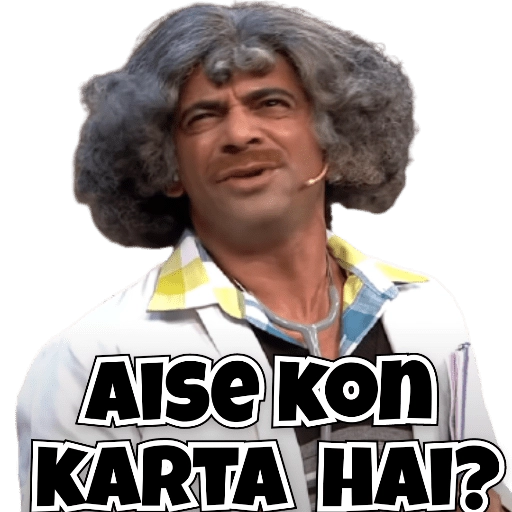 Aise kon karta hai? Discord sticker