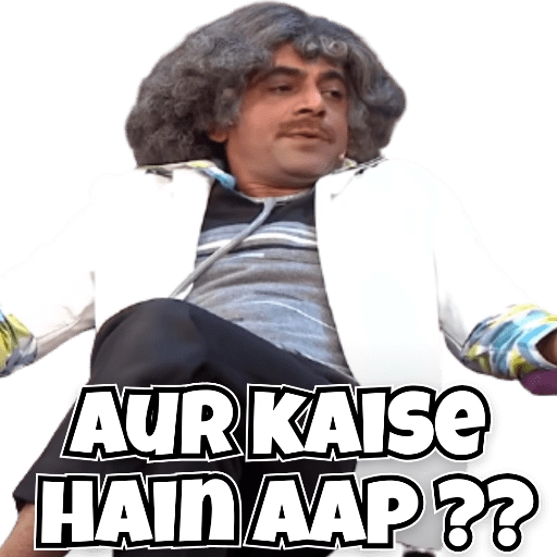 Aur Kaise hai aap? Discord sticker