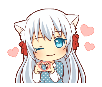 Girl Heart Discord sticker