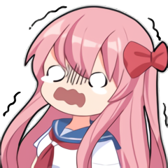NodokaScared Discord sticker