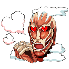 Titan Love Hearts Discord sticker