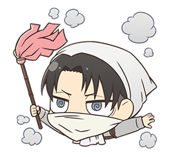 Levi Cleaning Discord sticker