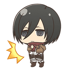 Mikasa Salute Discord sticker