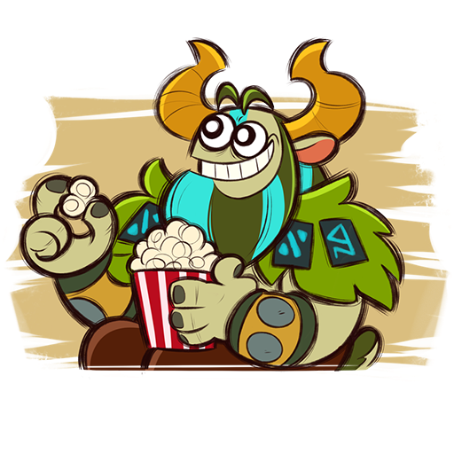 Furion Popcorn Discord sticker