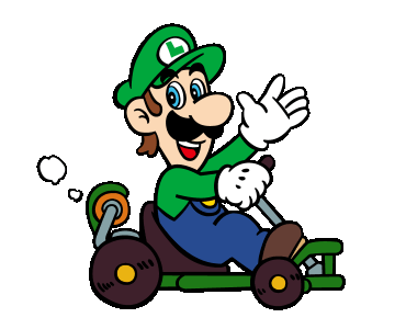 luigi wave Discord sticker