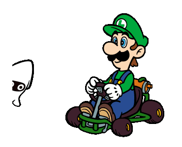 luigi blooper Discord sticker