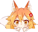Senko Peek Discord sticker