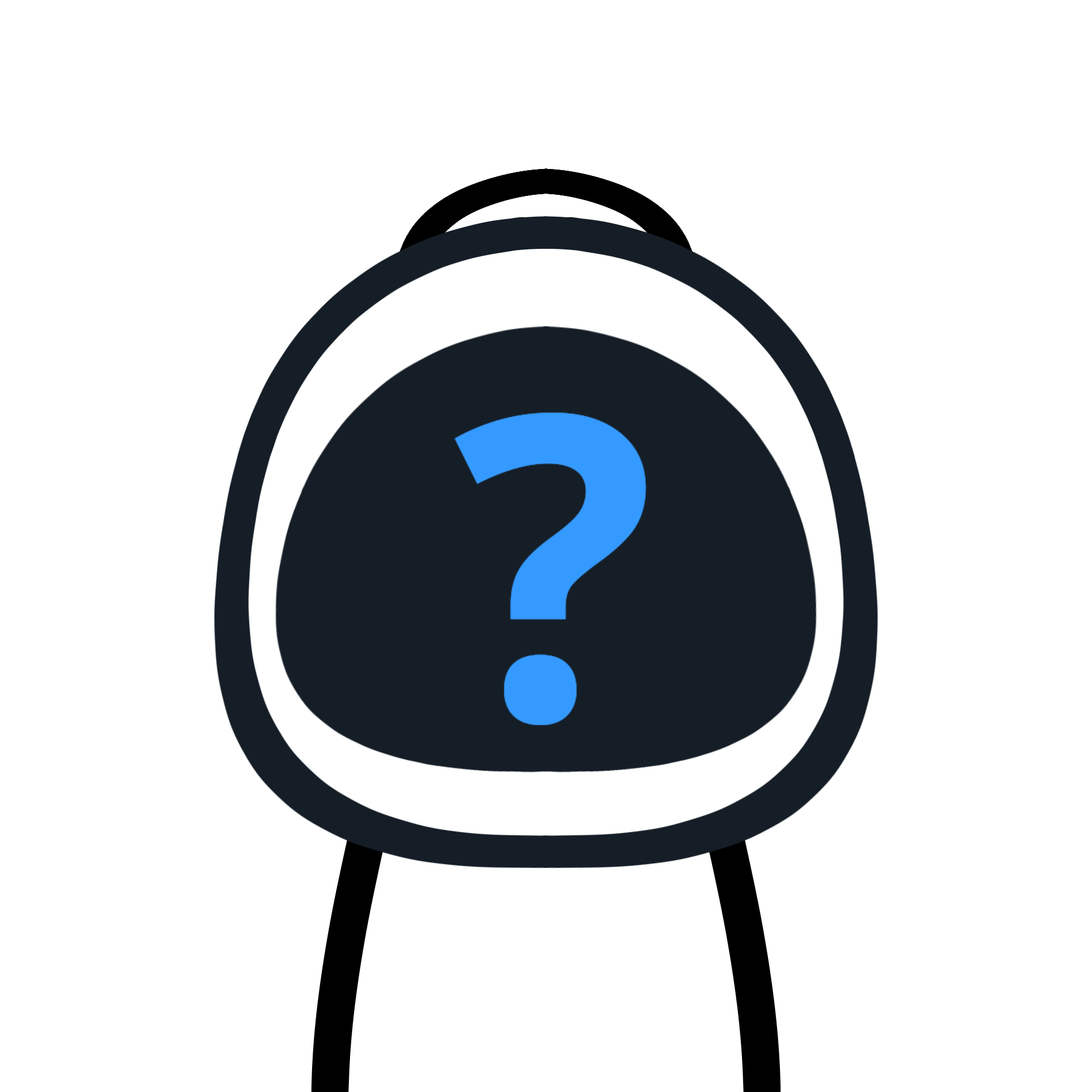 robut questioning  Discord sticker