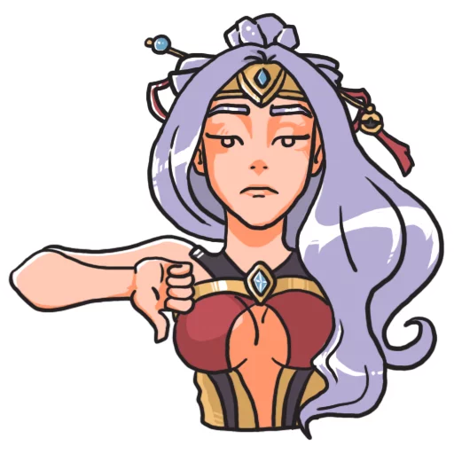 Thumbsdown_Lian Discord sticker
