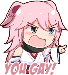YaeYouGay Discord sticker