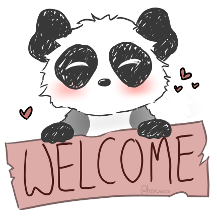 welcome Discord sticker