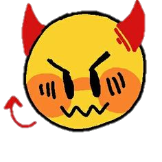Demon Face Discord sticker