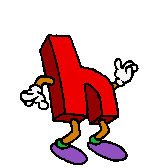 Dancinq Lowercase H Discord sticker