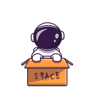 Astronaut Star Discord sticker