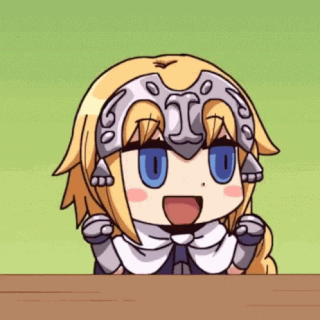 Jeanne Excited Discord sticker
