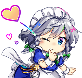 Sakuya Wink Discord sticker