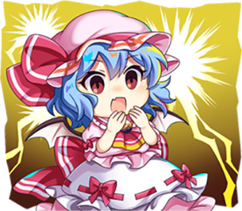 Remilia Shocked Discord sticker