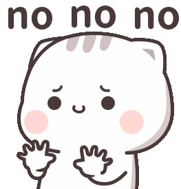 No No Discord sticker