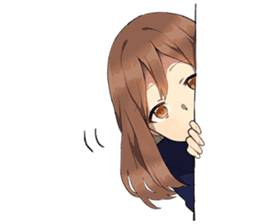 peeking Discord sticker