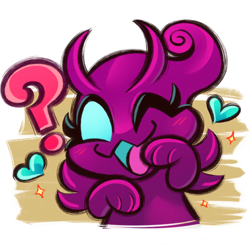 Spectre Kawaii Question Discord sticker