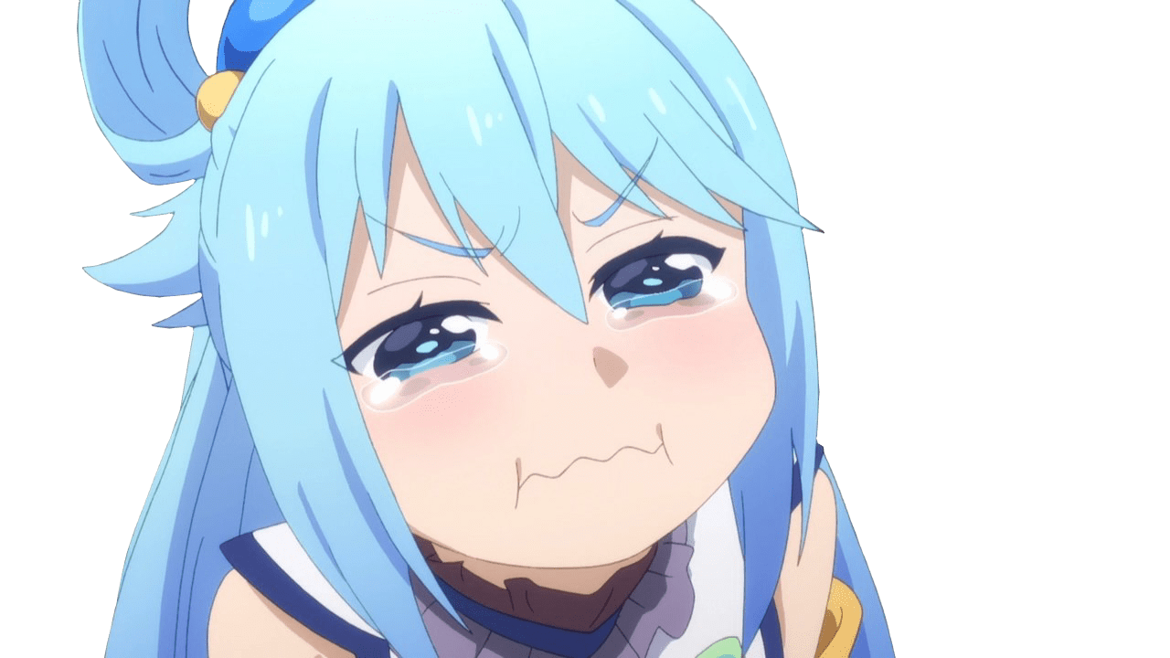 aqua cry Discord sticker