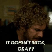 It doesn't suck, okay? Discord sticker
