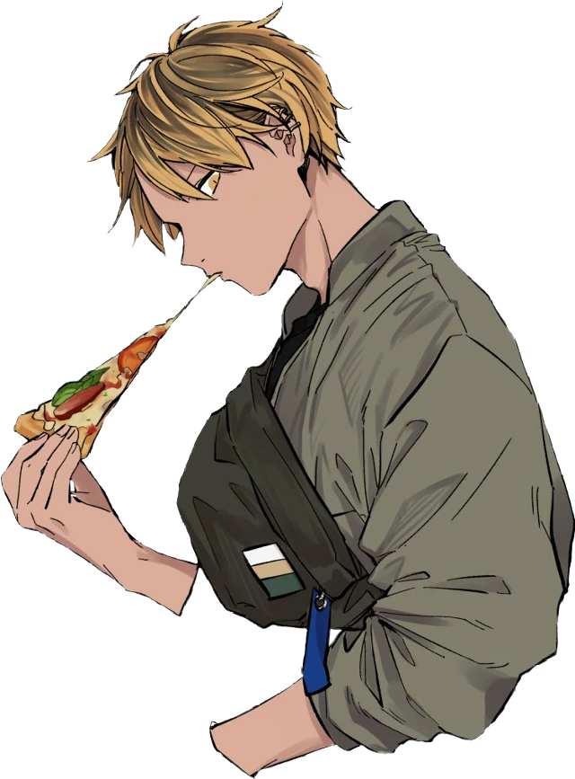 Hiiragi pizza Discord sticker