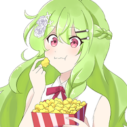 Haru Popcorn Discord sticker