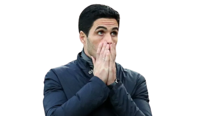 arteta surprised Discord sticker
