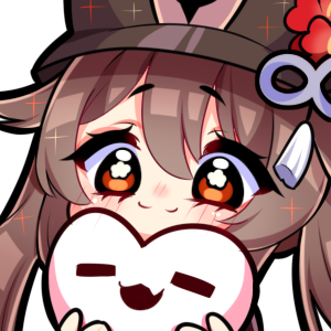 HuTaoHeart Discord sticker