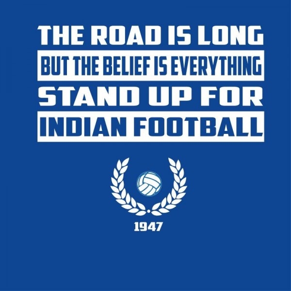 Stand up for Indian Football Discord sticker